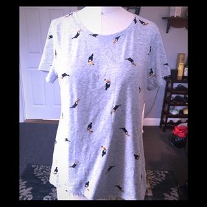 Sonoma Gray Printed Toucan Tee